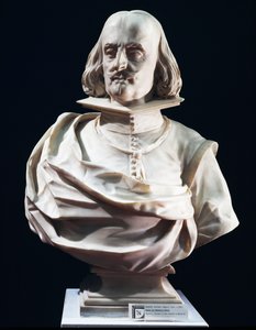 Buste en marbre de Domenico Petra, par Lorenzo Vaccaro, église Saint-Pierre de Maiella, Naples, Italie - Lorenzo Vaccaro