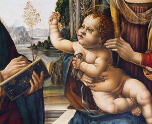 Enfant Jésus, (détail)