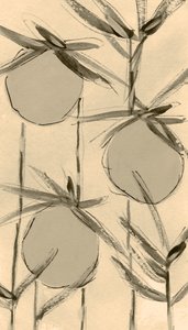 Plantes de coton sépia - Lori Ann Folz