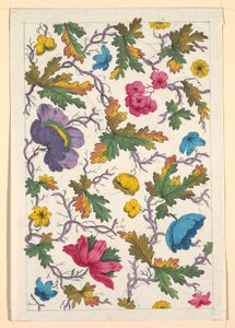 Motif floral pour textile imprimé