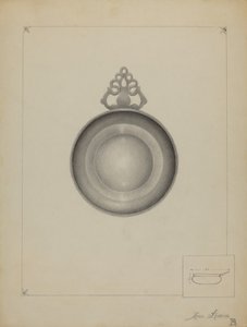 Écuelle en étain - Louis Annino