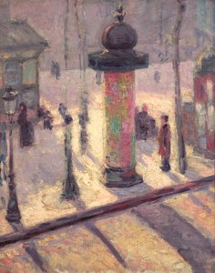 Kiosque sur le boulevard Clichy, 1886-7