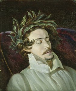 Le peintre Erwin Speckler sur son lit de mort