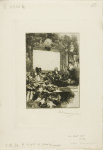 Au Chat Noir - Louis Auguste Lepère