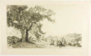 Le Christ le matin du dimanche des Rameaux - Louis Auguste Lepère