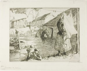 Quartier des pêcheurs - Louis Auguste Lepère