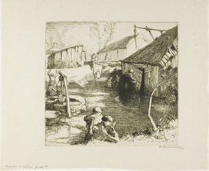 Quartier des pêcheurs - Louis Auguste Lepère