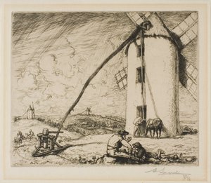 Le Moulin des Chapelles - Louis Auguste Lepère