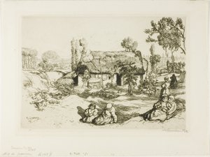 Nid des pauvres - Louis Auguste Lepère