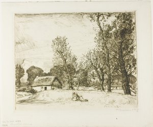 Peupliers têtards - Louis Auguste Lepère