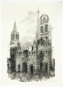 Cathédrale de Rouen - Louis Auguste Lepère