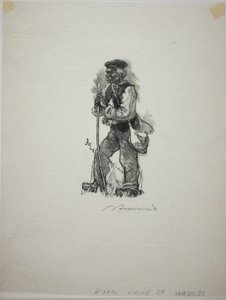 Chasseur de serpents - Louis Auguste Lepère