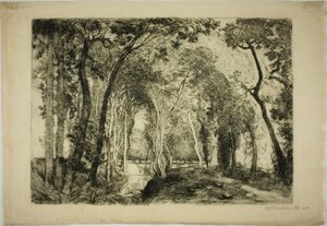 Sous Bois, à la Rigonette - Louis Auguste Lepère
