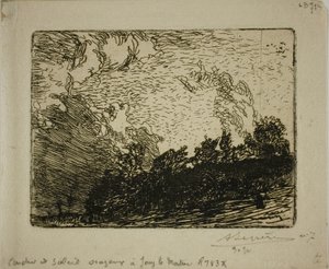 Stormy Sunset, Jouy-le-Moutier