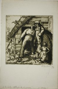 Le volailler - Louis Auguste Lepère