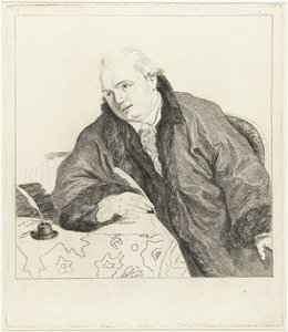 Portrait du compositeur et graveur Johan Antoni Kauclitz Colizzi