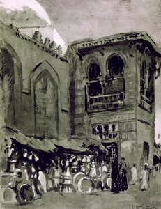 Marchand de cuivre, Le Caire, Égypte, 1928