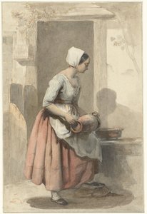 Fille avec une cruche à l