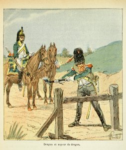 Armée française : Dragon et sapeur dragon