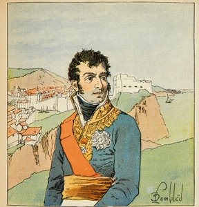 Illustration de Louis Bombled (Le Mémorial de Sainte-Hélène) : Portrait du maréchal Auguste Frédéric Louis Viesse de Marmont, duc de Raguse