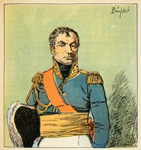 Illustration de Louis Bombled (Le Mémorial de Sainte-Hélène) : Portrait du maréchal Nicolas Charles Oudinot, duc de Reggio