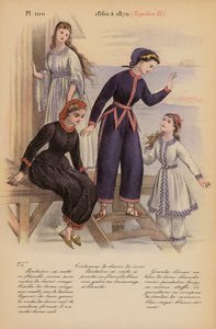 Mode française : 1860 à 1870, Napoléon III - Louis Colas