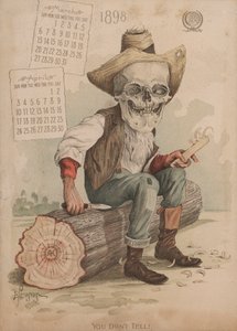 Sculpter un morceau de bois, illustration pour le calendrier Antikamnia