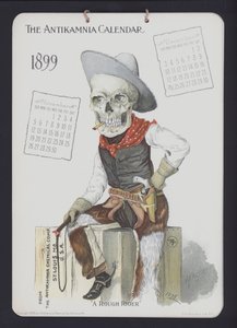 Illustration pour le calendrier Antikamnia, 1899