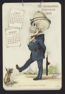 Illustration pour le Calendrier Antikamnia, 1900