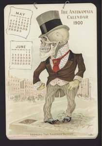Illustration pour le Calendrier Antikamnia, 1900