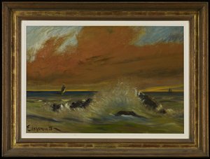 Coucher de soleil - Louis Eilshemius