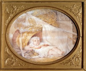 Portrait du roi de Rome bébé, Napoléon II, duc de Reichstadt