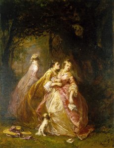 La lettre - Louis Eugene Gabriel Isabey