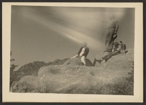 [Figures on Rocks]