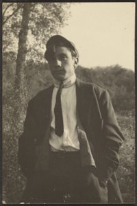 [Jeune homme dans un champ] - Louis Fleckenstein
