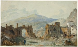 Le théâtre antique de Taormine avec vue sur l