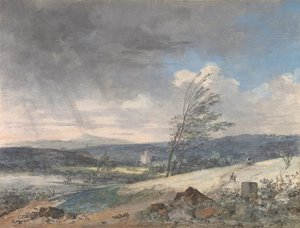 Paysage venteux, n.d.