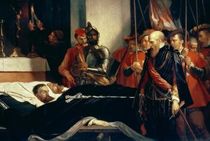 Derniers hommages aux restes des comtes Egmont et Hoorn - Louis Gallait