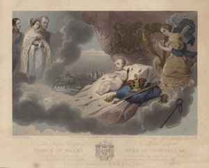 La première prière du prince de Galles, Prince Albert Edward, le futur roi Édouard VII, 1842 - Louis Gallait