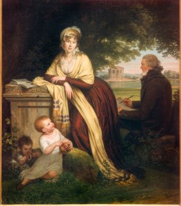 Louis Gauffier, Autoportrait avec femme et enfants