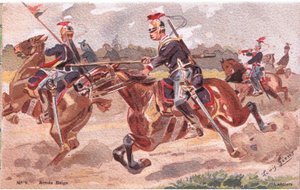 Lanciers, Carte Postale, Années 1920