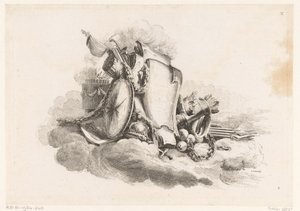 Cartouche avec armes (X Suitte De Cartels Et Trophées, IIe Volume De l