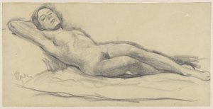 Femme nue allongée