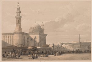 Égypte et Nubie : Volume III - No. 38, Mosquée du Sultan Hassan depuis la Grande Place..., 1838