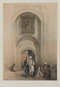 Égypte et Nubie, Volume III : Maison moderne, montrant l