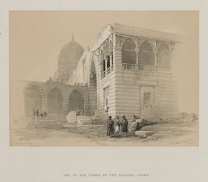 Égypte et Nubie, Volume III : Une des tombes des Khalifs, Le Caire - Louis Haghe