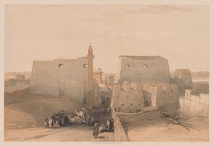 Égypte et Nubie : Volume II - N° 38, Grandes Entrées du Temple de Louxor