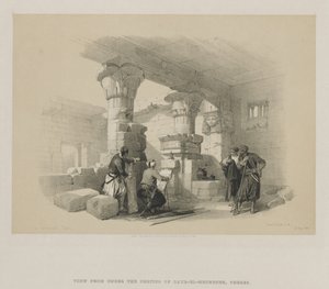 Dayr-El-Medeeneh, Thèbes - Louis Haghe