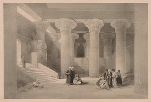 Égypte et Nubie : Volume I - N° 24, Temple à Esneh, 1838 - Louis Haghe
