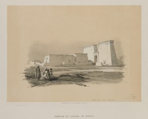 Égypte et Nubie, Volume I : Dakke, en Nubie, 1846 - Louis Haghe